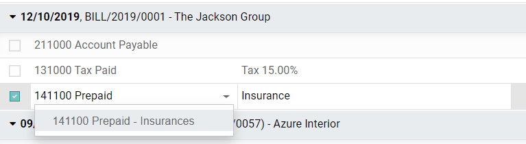 Modification of a posted journal item's account in SotaERP Accounting