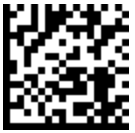 2D matrix of GS1 barcode of 52.1 kg of peaches.