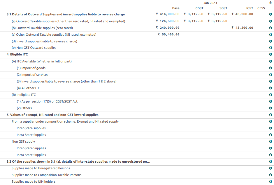 Báo cáo GSTR-3