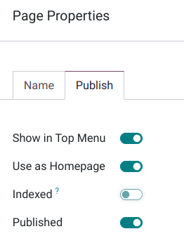 vô hiệu hóa ô kiểm "Indexed"